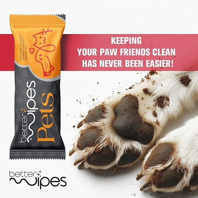 Pets - Extra Thick Pet Wipes for Dogs & Cats | Ultra Soft Dog Wipes for Paws, Face, Ears & Body | Hypoallergenic, Alcohol-...