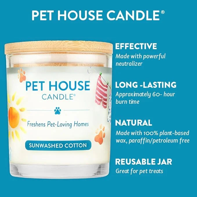 One Fur All Value Pack - Pet Friendly Candles, Room Spray and Car Air Freshener, Long Lasting Plant-Based Pet Odor Candles...