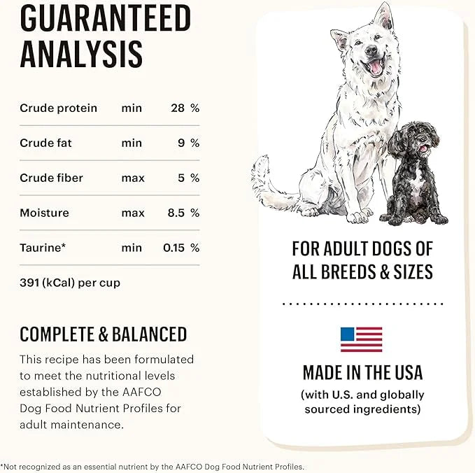 The Honest Kitchen Human Grade Dehydrated Whole Grain Dog Food – Complete Meal or Dog Food Topper – Fish 10 lb (makes 40 l...