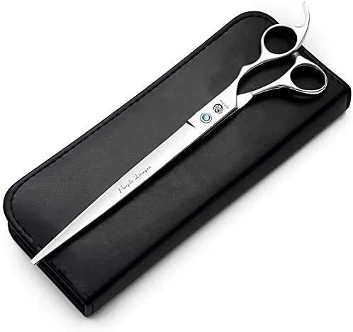 Purple Dragon 5"/5.5"/6"/6.5"/7"/7.5"/8"/9"/10" Sharp Edge Hair Cutting Shears Pet/Puppy/Cat Grooming Scissors with Bag - ...