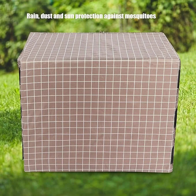 Dog Kennel Cover Oxford Pet Cage Cover Oxford Cat Crate Cover Seasons Universal Rain Dust and Sun Protection Pet Supplies ...