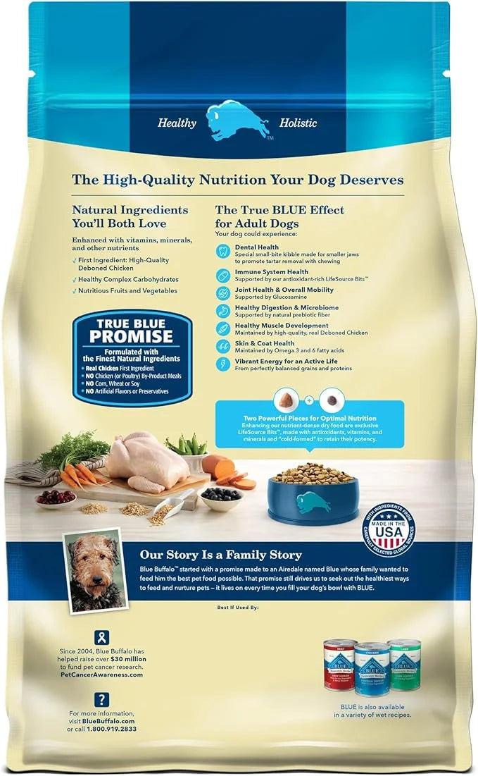 Blue Buffalo Life Protection Formula Adult Small Bite Dry Dog Food, Helps Build and Maintain Strong Muscles, Made with Nat...