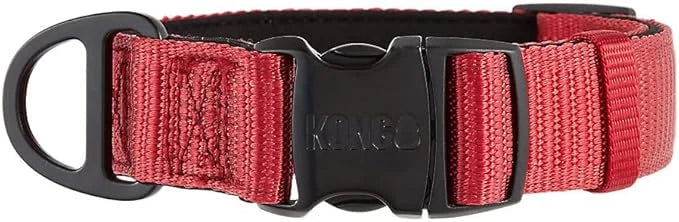 KONG Max HD Ultra Durable Neoprene Padded Dog Collar (Large, Red) - Product Image