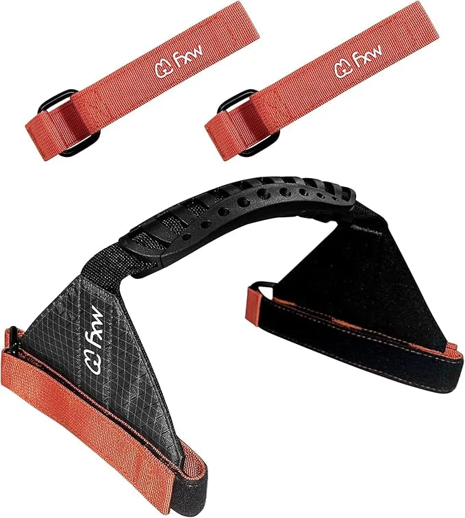 FXW Easy-Carry Straps, Fit 8-Panel of All Heights Dog Playpen, Designed for RV Trips, Orange│Patent Pending - Product Image