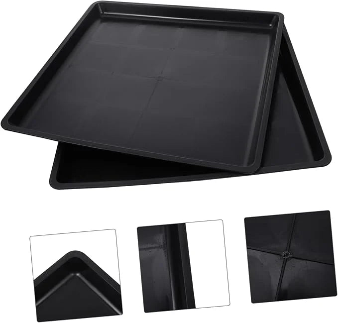 2pcs Tray Crates Kennel 36 Inch Dog Crate Hamster Cage Pan Crate Pans Suitcase Stand Cages for Dogs Indoor Black Shoes Dog...