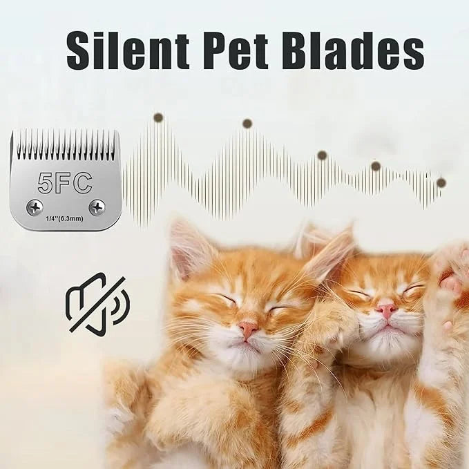 10 Blades for Dog Grooming Blades Compatible with Andis,Oster A5,Wahl km10 Dog Clippers,Size-#10, 1/16-Inch Cut Length (4P...