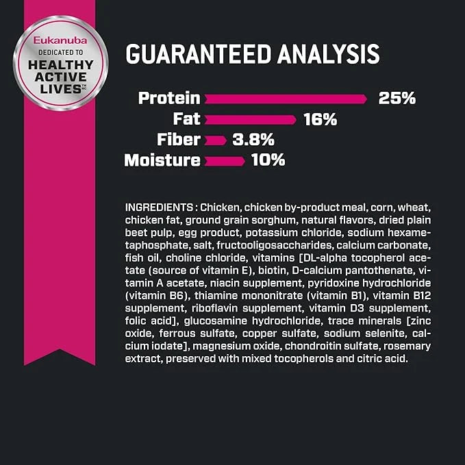 EUKANUBA™ Adult Medium Breed Dry Dog Food, 40 lb - Product Image