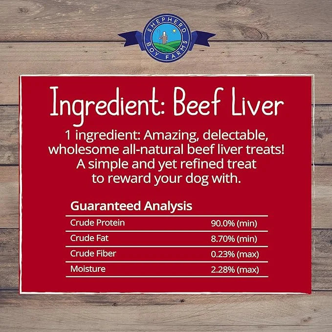 Freeze Dried Dog and Cat Treats, Beef Liver, All Natural Single Ingredient Freeze-Dried Dog Treat & Dog Snacks, Made in US...