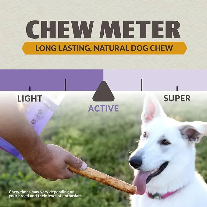 Collagen Chews for Dogs, Stick Dog Treat for Medium & Large Dogs (10" 3ct, Real Duck) - Dog Chews Long Lasting, Rawhide Fr...