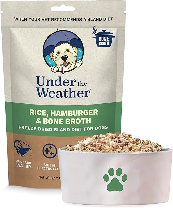 Under the Weather Bland Diet for Dogs | Easy to Digest for Sick Dogs | Always Be Ready | Contains Electrolytes - Natural F...