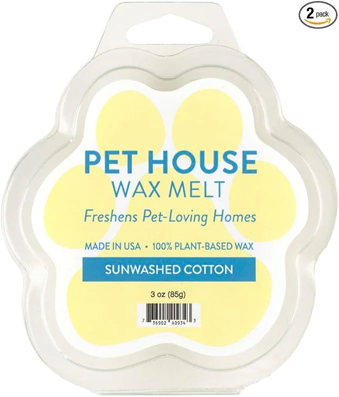 One Fur All 100% Natural Soy Wax Melts in 20+ Fragrances, Pack of 2 by Pet House - Long Lasting Pet Odor Eliminating Wax M...