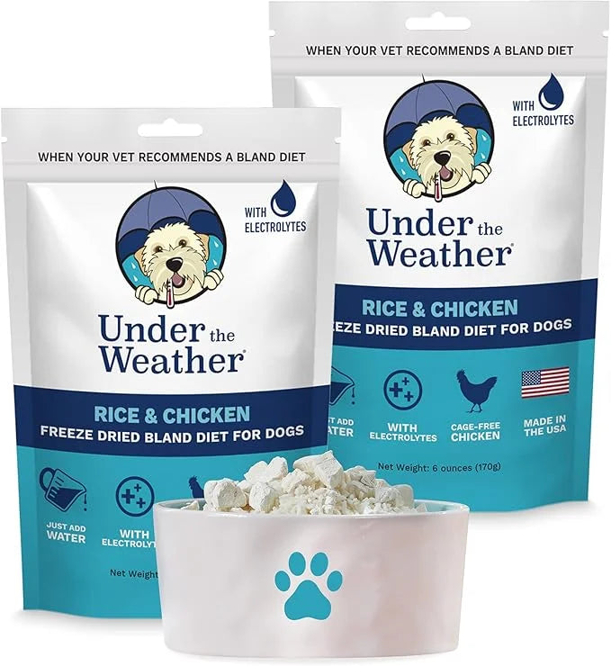 Under the Weather Bland Diet for Dogs | Easy to Digest for Sick Dogs | Always Be Ready | Contains Electrolytes - All Natur...