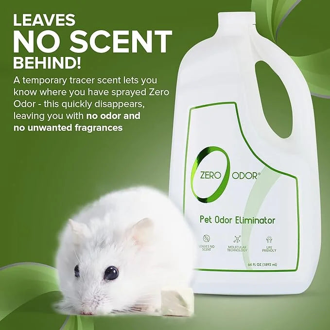 Zero Odor - Pet Odor Eliminator for strong odor, Eliminate Air & Surface Odors – Patented Molecular Technology Best For Ca...