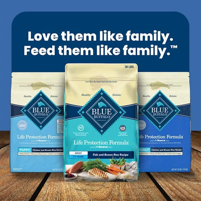 Blue Buffalo Life Protection Formula Adult Dry Dog Food, Helps Build and Maintain Strong Muscles, Made with Natural Ingred...