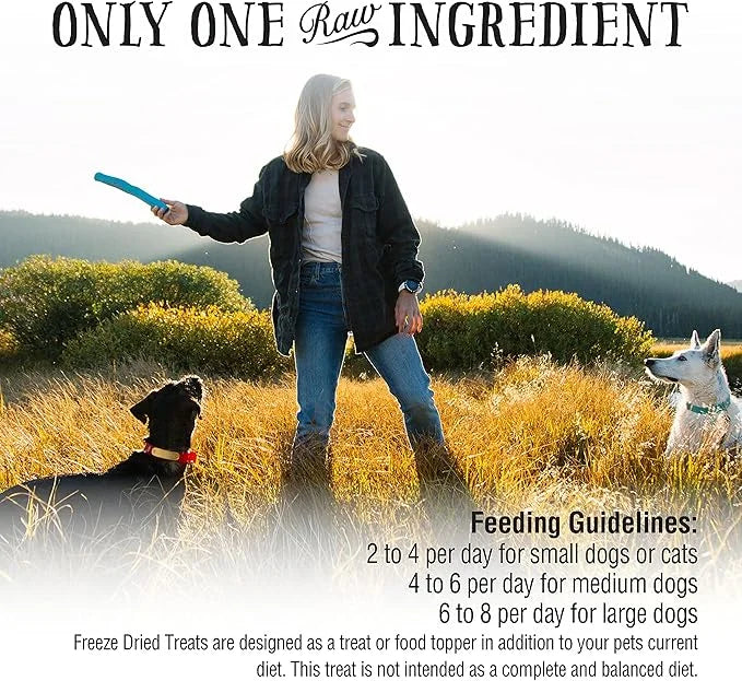 Northwest Naturals Raw Rewards Freeze-Dried Pork Heart Treats for Dogs and Cats - Bite-Sized Pieces - Healthy, 1 Ingredien...