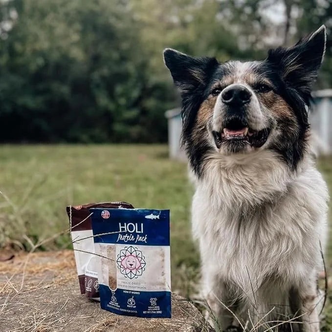 HOLI Elk & Venison Freeze Dried Dog Treats - All Natural and Wild Caught | Vitamin and Mineral Fortified | Made in USA - H...