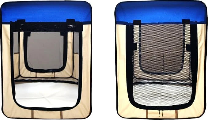 (ESK48-Blue) Pet Exercise Pen Kennel, 48 Inch, Blue - Product Image