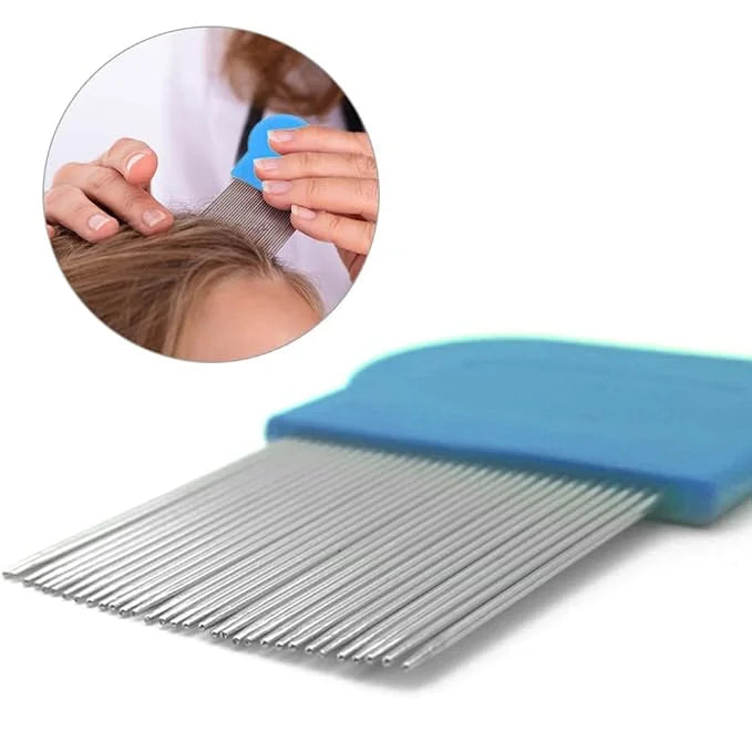 SKYPIA Combs Set, 4 Packs Pet Lice Combs for Cats Dogs Plastic and Stainless Steel Flea Combs, Dandruff Remover, Dog Groom...