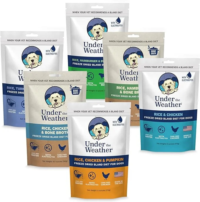 Under the Weather Bland Diet for Dogs | Easy to Digest for Sick Dogs | Always Be Ready | Contains Electrolytes - All Natur...