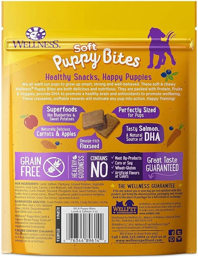 Wellness Puppy Bites Natural Grain Free Puppy Training Treats … (Variety) - Product Image