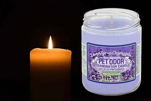 0 Pet Odor Exterminator Candle Lavender with Chamomile - Product Image
