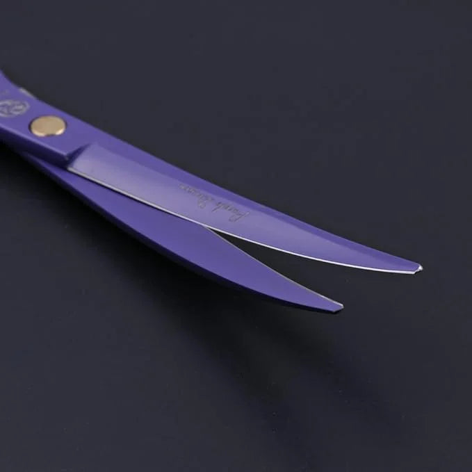 Purple Dragon 7.0 inch Professional Dog Grooming Hair Cutting Scissor &Curved Scissor&Chunker Shear Kit with Bag - for Pet...