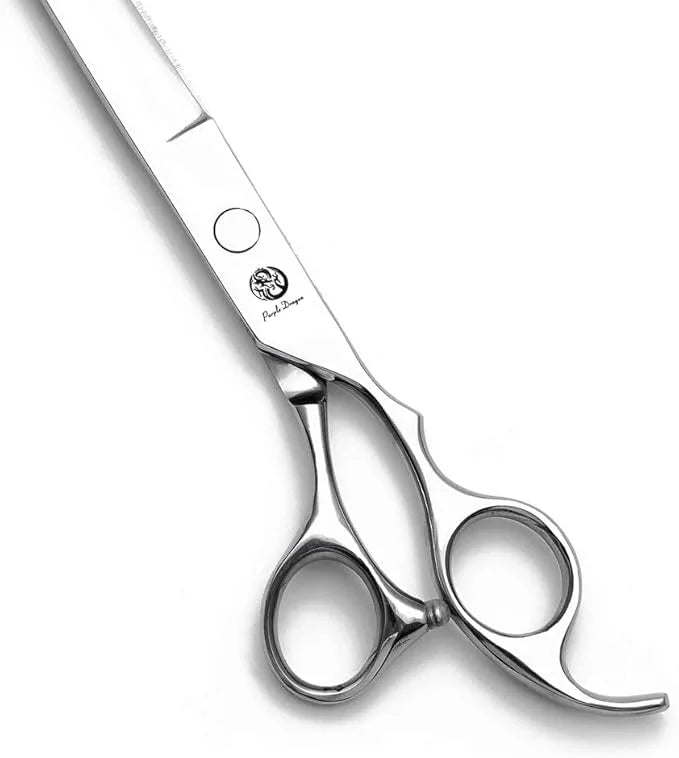 Purple Dragon 5"/5.5"/6"/6.5"/7"/7.5"/8"/9"/10" Sharp Edge Hair Cutting Shears Pet/Puppy/Cat Grooming Scissors with Bag - ...