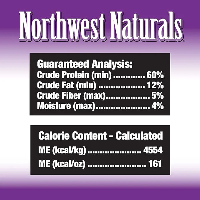 Northwest Naturals Raw Rewards Freeze-Dried Pork Heart Treats for Dogs and Cats - Bite-Sized Pieces - Healthy, 1 Ingredien...