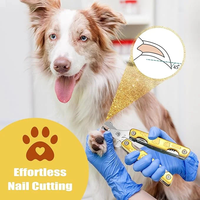 Heavy Duty Dog Nail Clippers for Thick Nail 【Cut Nails Like Butter】, Quite Sharp Pet Nail Clippers for Large Dogs, Easy & ...
