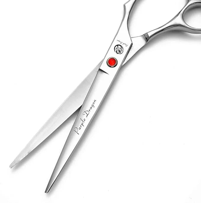Purple Dragon 4“/5"/5.5"/6"/6.5"/7"/7.5"/8"/9"/10" Sharp Edge Salon Hair Cutting Shears - Pet/Dog Grooming Scissors with B...
