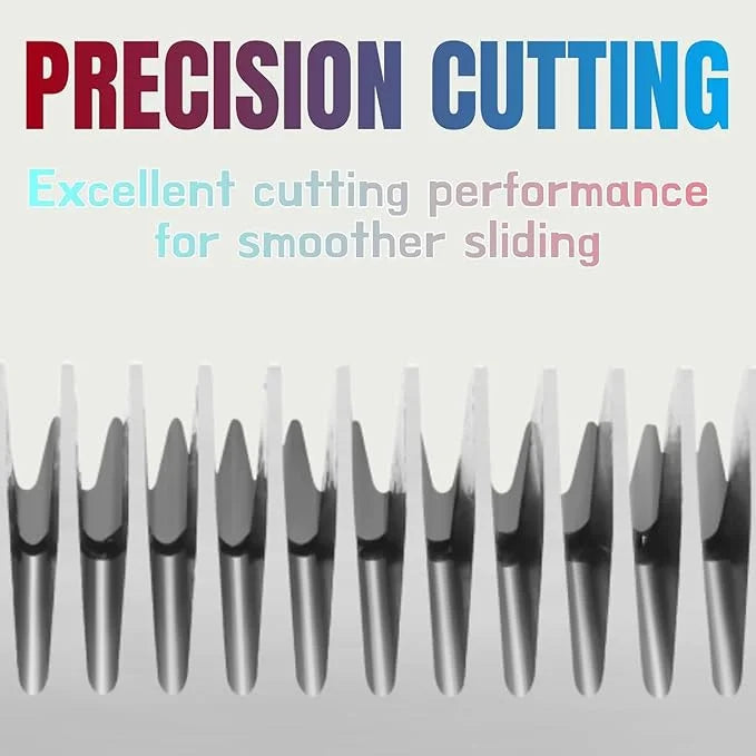 Size 10W/7FW/5FW/4FW Detachable Dog,Cat,Sheep & Horse Grooming Wide Blades Set,Compatible with Andis,Oster A5,Wahl KM10 Se...