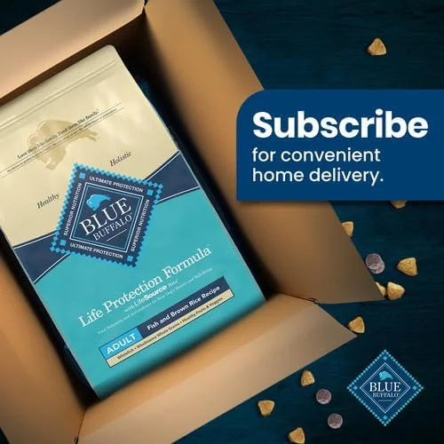 Blue Buffalo Life Protection Formula Adult Dry Dog Food, Helps Build and Maintain Strong Muscles, Made with Natural Ingred...