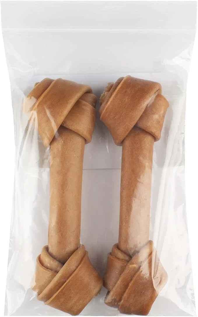 Ultra Chewy Turkey Tendon Knotted Bones for Dogs - Premium All-Natural, Hypoallergenic, Long-Lasting Dog Chew Treat, Easy ...
