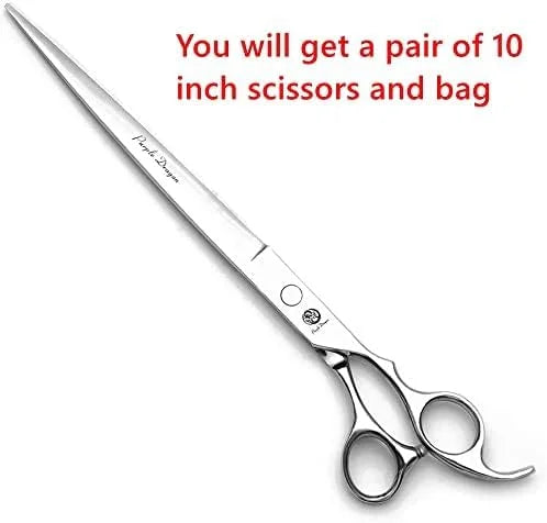 Purple Dragon 5"/5.5"/6"/6.5"/7"/7.5"/8"/9"/10" Sharp Edge Hair Cutting Shears Pet/Puppy/Cat Grooming Scissors with Bag - ...