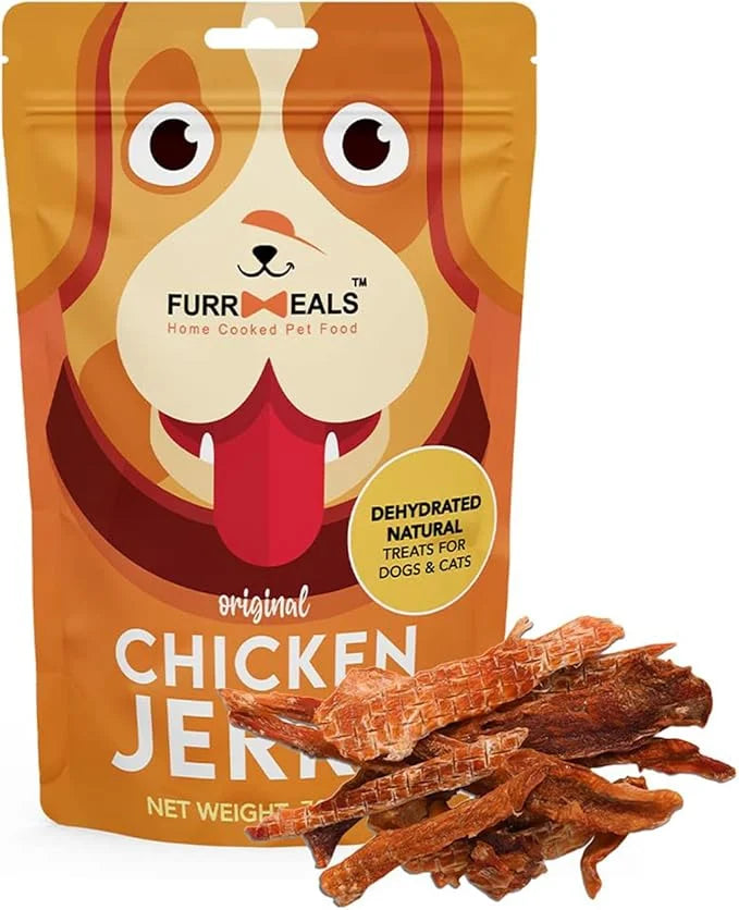 Original Chicken Jerky | High Protein Low Fat | Natural Treat for Dogs & Cats | Zero Preservative Human Grade Dog Treat | ...