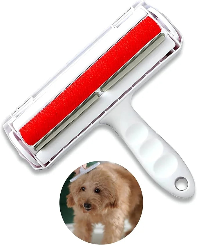 Portable Pet Hair Remover | Reusable Lint Roller for Cat and Dog | Hair Remover for Furniture, Couch, Carpet, Clothing, Se...