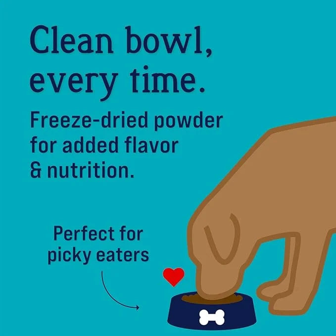 Stewart Chicken Liver Freeze Dried Dog Treats and Supper Sprinkles, Resealable Containers, Grain Free & Gluten Free, Singl...