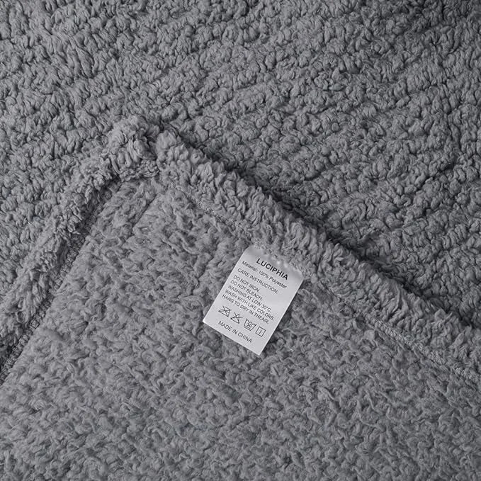 1 Pack 3 Calming Blankets Fluffy Premium Fleece Pet Blanket Soft Sherpa Throw for Dog Puppy Cat Beige/Black/Grey Medium (3...