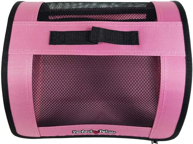 Tote for Lifelike Stuffed Interactive Pet Dogs and Cats, Nylon and Mesh Toy Carrier for Pet Animals, Zippered Carrying Cas...