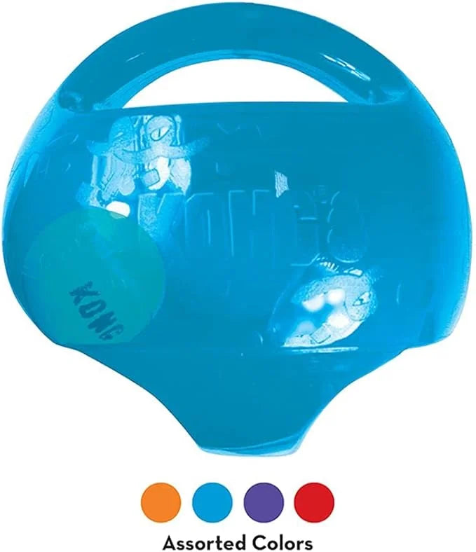 KONG Jumbler Ball - Interactive Dog Toy for Dog & Puppy Playtime - Fetch Toy with Tennis Ball - Dog Supplies for Engaging ...