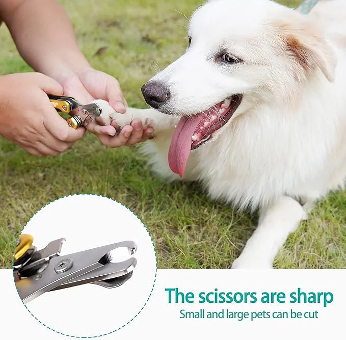 Heavy Duty Dog Nail Clippers for Thick Nail 【Cut Nails Like Butter】, Quite Sharp Pet Nail Clippers for Large Dogs, Easy & ...