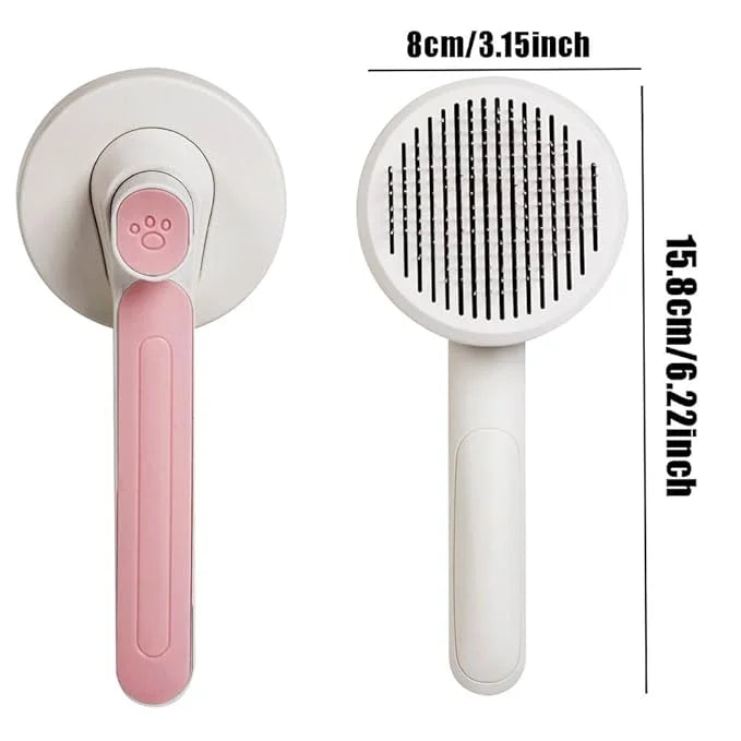 1 Pcs Cat Grooming Brush, Cat Brush Cats Grooming Dematting Comb Self Cleaning Slicker Brushes for Dogs Cats Pet for Shedd...
