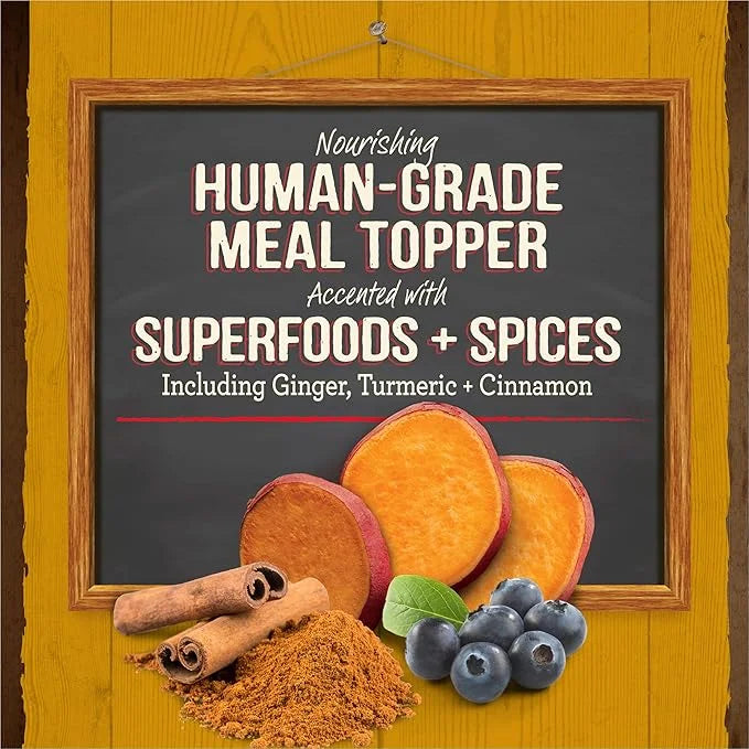 Merrick Grain Free Bone Broth, Premium Human Grade And Gluten Free Dog And Cat Food Topper Pouches, Chicken - 7 oz. Pouch ...
