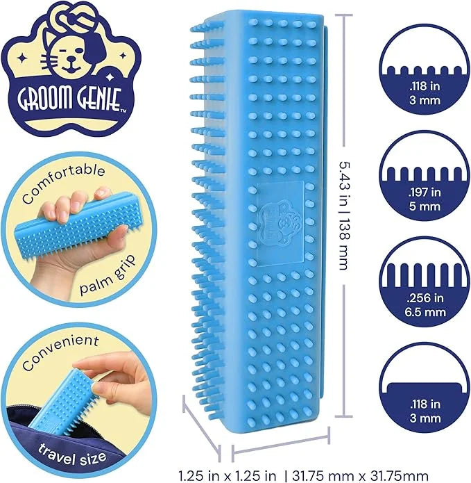 Magic Pet Hair Block Brush (Sky Blue) | Ultimate Dog & Cat Hair Remover for Sofa, Furniture, Carpet, Bedding, and Clothing...