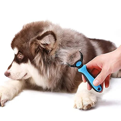 pets grooming tools (PPGT-002 pink) Premium Pet Dematting Comb – Exceptional Grooming Accessory for Pets - Product Image