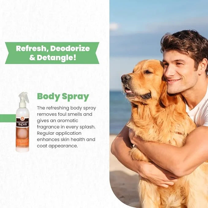 Best Shot Scentament Spa Botanical Body Splash, Body Spray Conditioner for Pets, Cat and Dog Cologne Spray, Alcohol-Free, ...