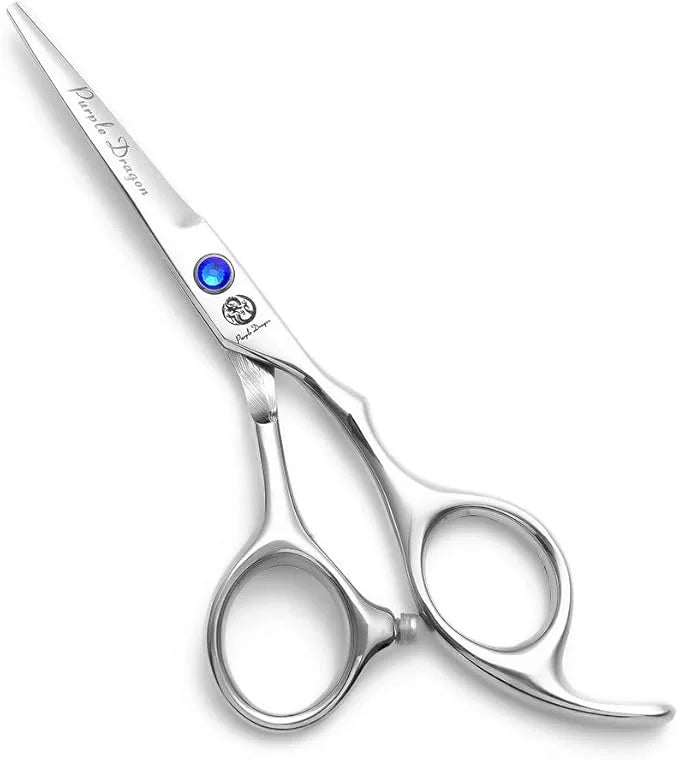 Purple Dragon 4“/5"/5.5"/6"/6.5"/7"/7.5"/8"/9"/10" Sharp Edge Salon Hair Cutting Shears - Pet/Dog Grooming Scissors with B...