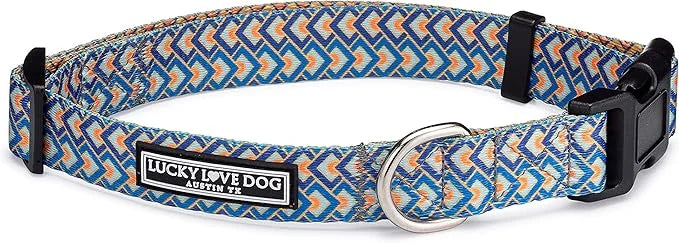 Lucky Love Dog Collar, Big Dog Collar for X-Large Dogs, Comfort Dog Collar for Boy Dogs, Beautiful & Vivid Patterns, Easy ...