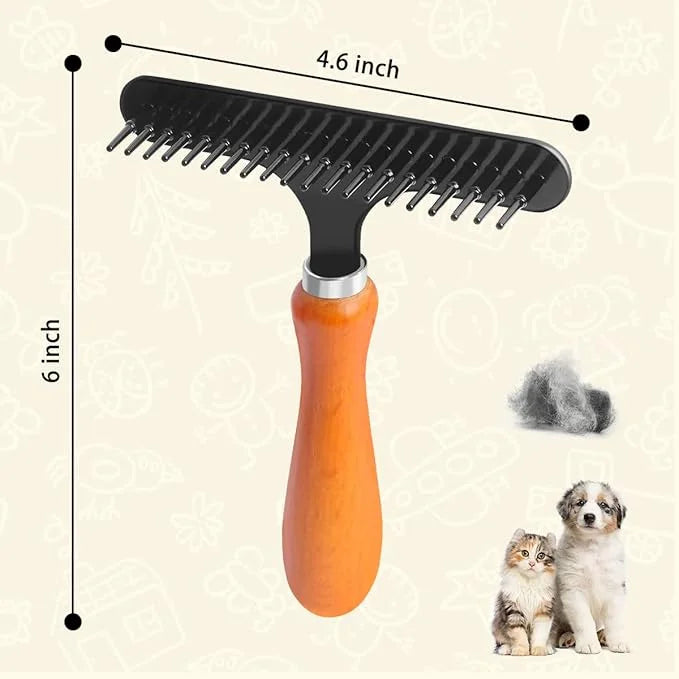 1 Pack Carpet Rake Portable, Pet Hair Remover, Portable Dog Cat Hair Remover Lint for Hairball, Single Row Pins Shedding a...