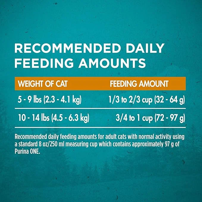 Purina ONE Natural, High Protein, Grain Free Dry Cat Food, True Instinct With Real Chicken - 3.2 lb. Bag - Product Image